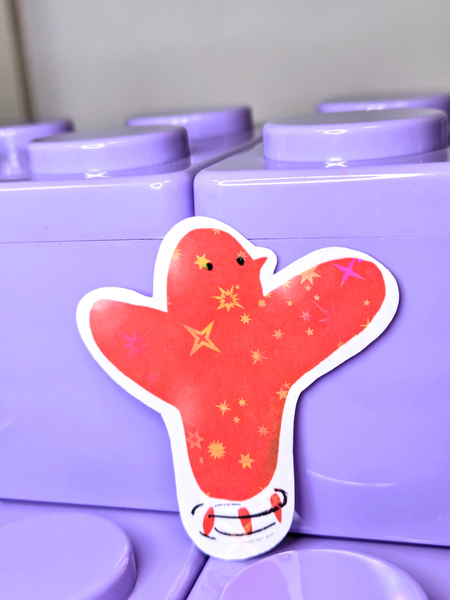 Flying Familiar Sticker