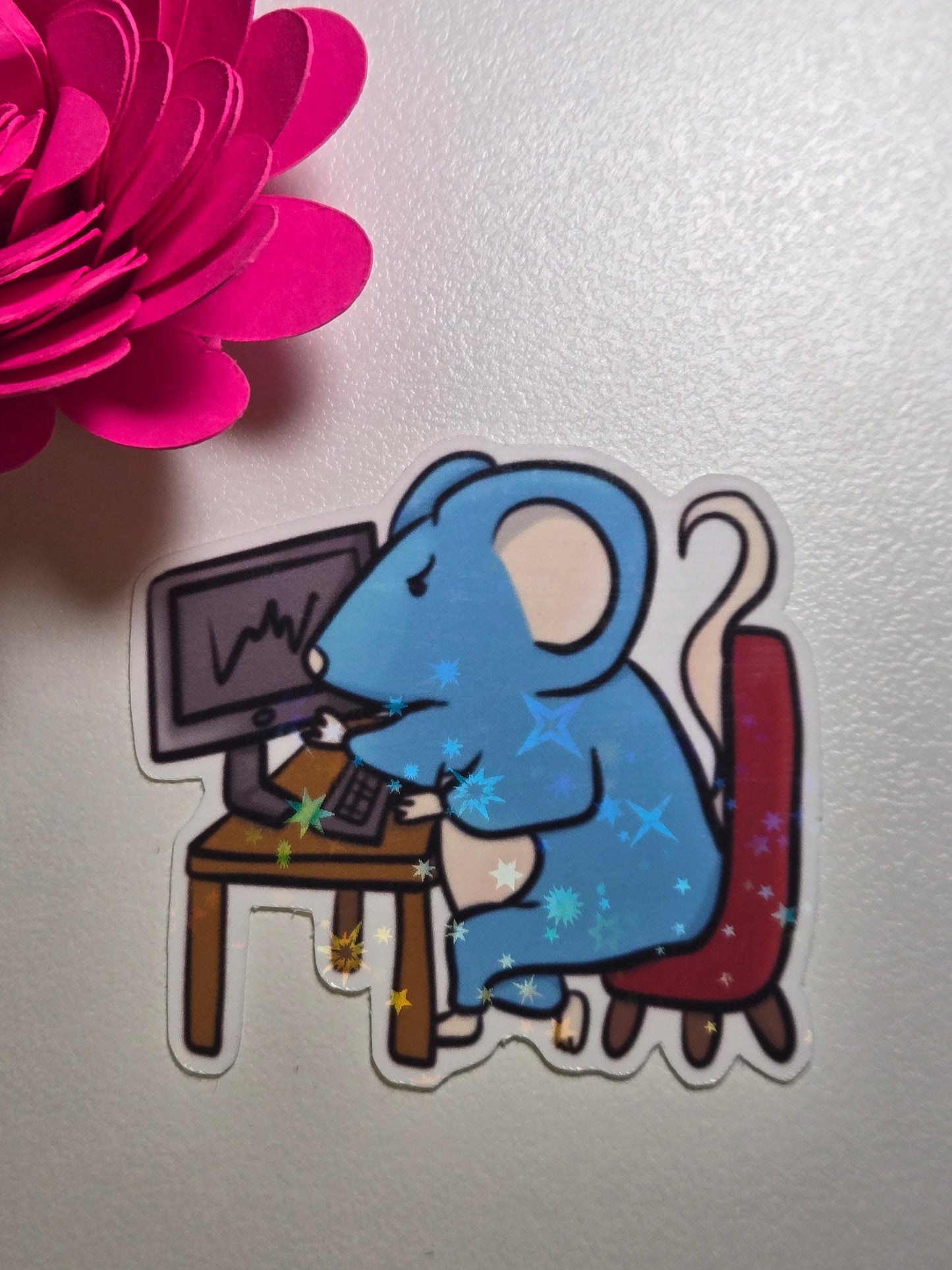 Office Mouse Sticker