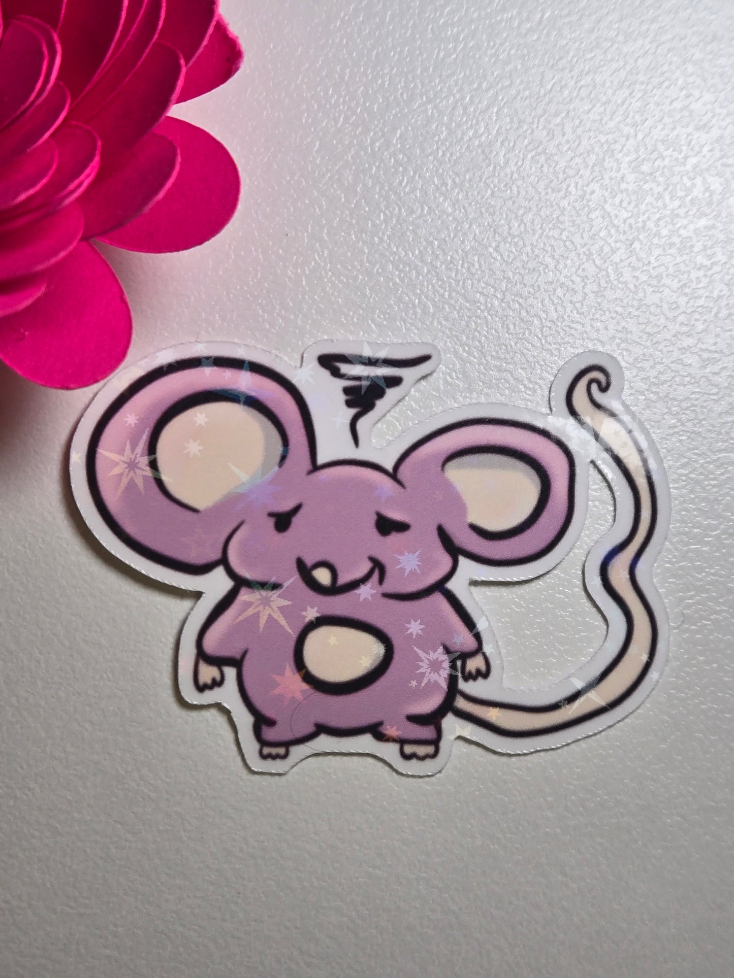 Bothered Mouse Sticker
