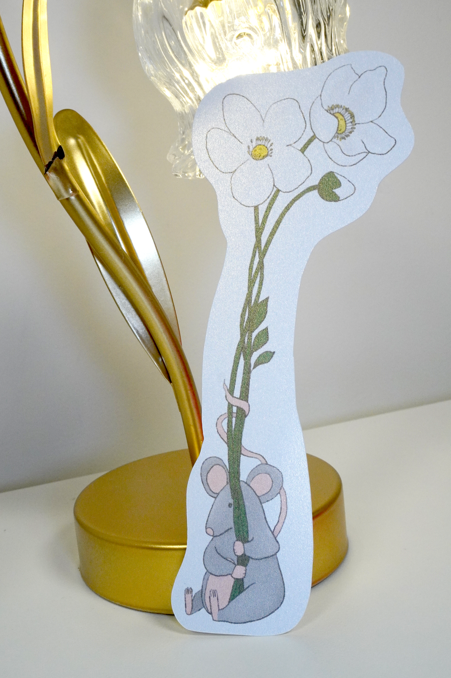 Windflower Mouse Bookmark