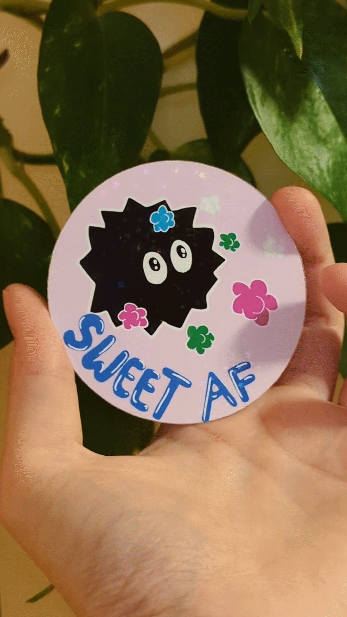 Sweet AF Large Sticker