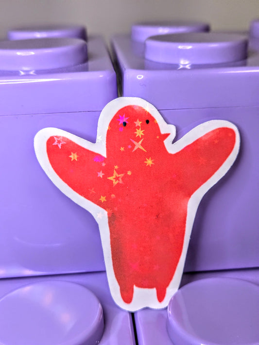 Standing Familiar Sticker