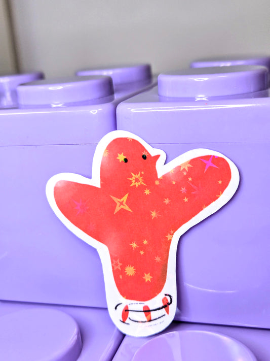 Flying Familiar Sticker