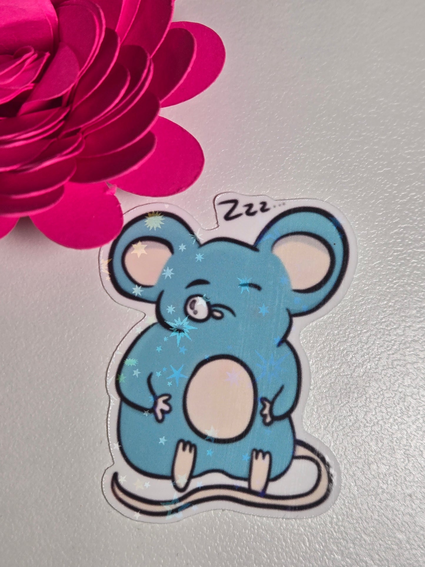 Sleeping Mouse Sticker