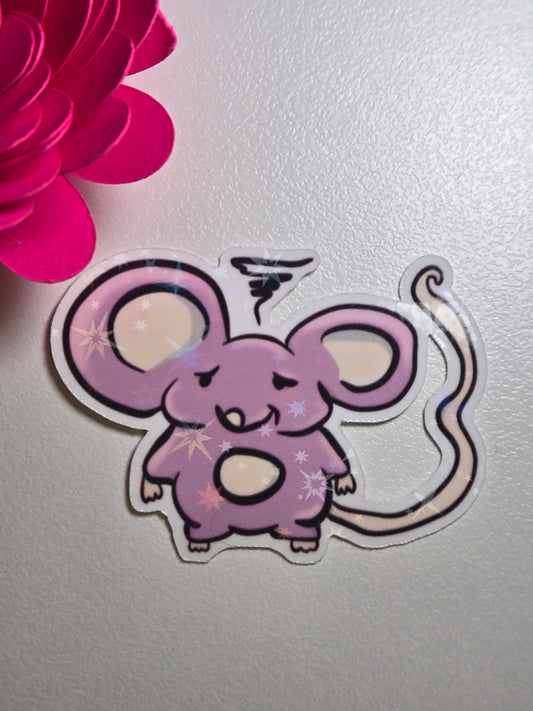 Bothered Mouse Sticker