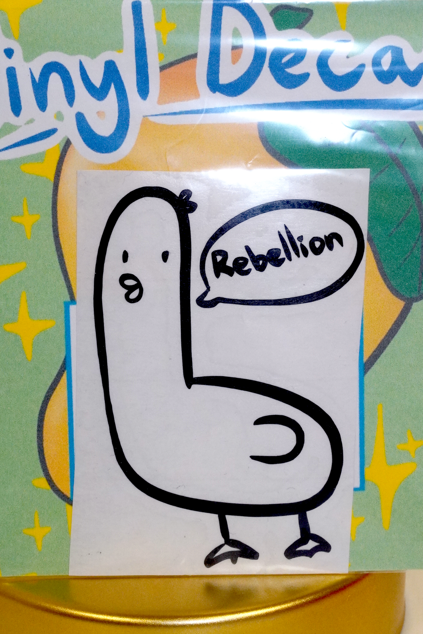 Rebellion Duck Vinyl Decal