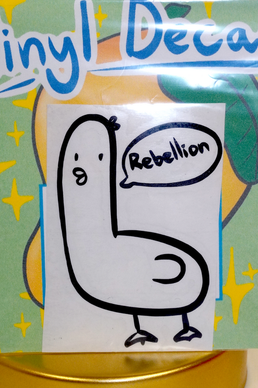 Rebellion Duck Vinyl Decal
