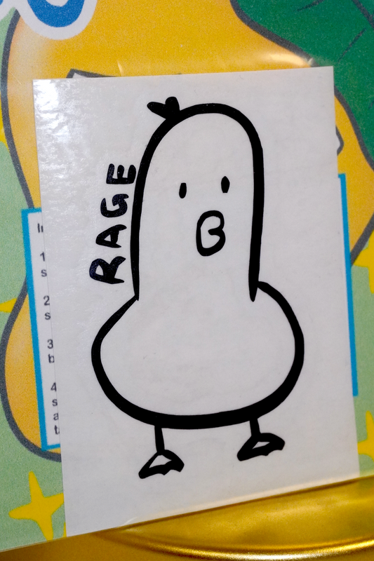 Rage Duck Vinyl Decal
