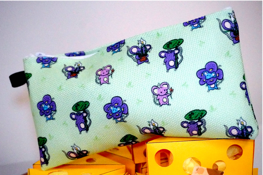Spring Mice Zipper Pouch