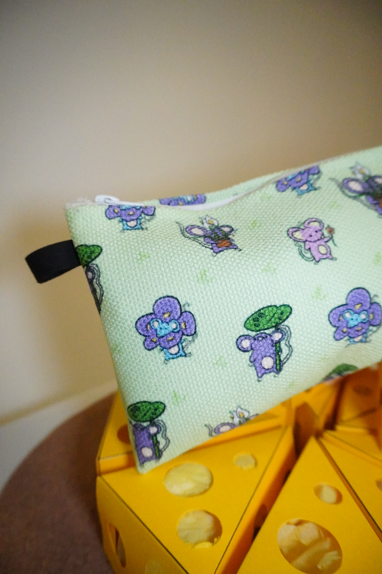 Spring Mice Zipper Pouch